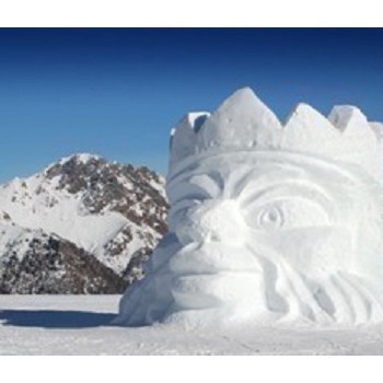 Concorso internazionale di sculture di neve a Valloire