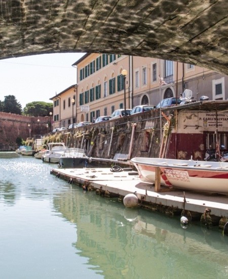 Livorno e i canali medicei con pranzo di pesce